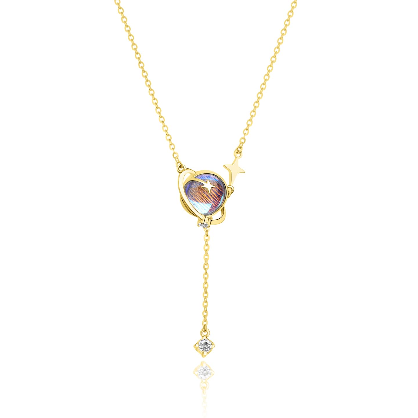 Starry Dreams Necklace | 925 Sterling Silver | For Women | With 925 Stamp And Certificate Of Authenticity-image-36