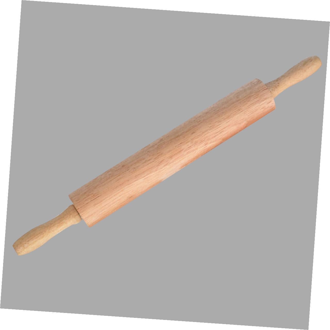 ERINGOGO 2 Stück Nudelholz Wachsfreie und Unbemalte Teigrolle 47x6cm Glatte Oberfläche Leicht zu Reinigen für Gebäck und Kekse