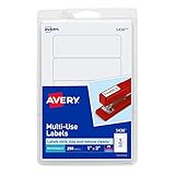 Avery 166223 Laser/Inkjet Multipurpose Labels 1-Inch X 3-Inch White 5 Labels/Sheet