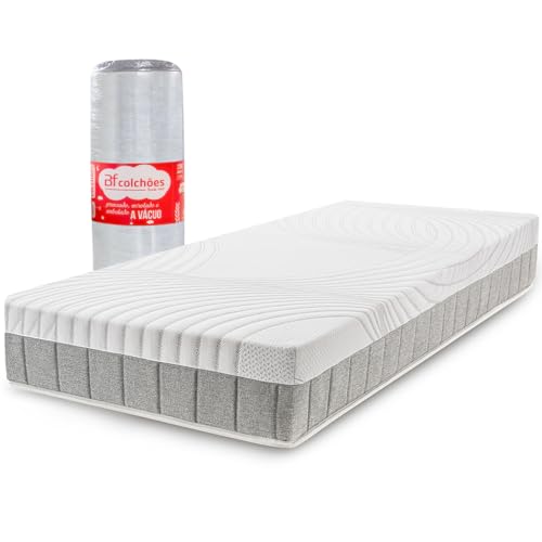 Colchão Solteirão Ortopédico BF Light a Vácuo 97x203cm BF Colchõe...
