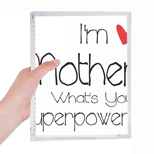 Journal à spirales maman le carnet rechargeable qui célèbre votre super-pouvoir