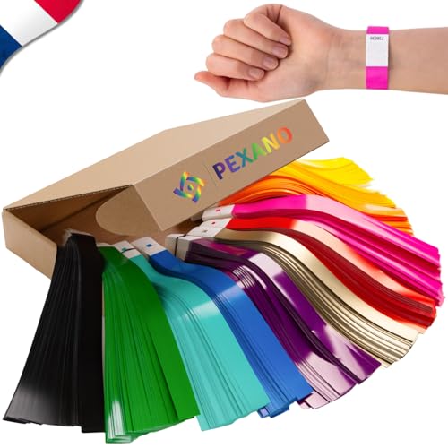 Bracelet Papier Événements x1000 ✮Marque Francaise✮ Bracelet Identification Adulte pour...