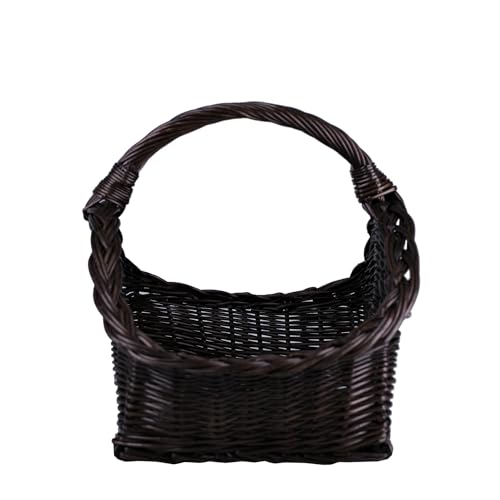 Porte-bûches pour cheminées e-wicker24 range buche panier bois brun - 8