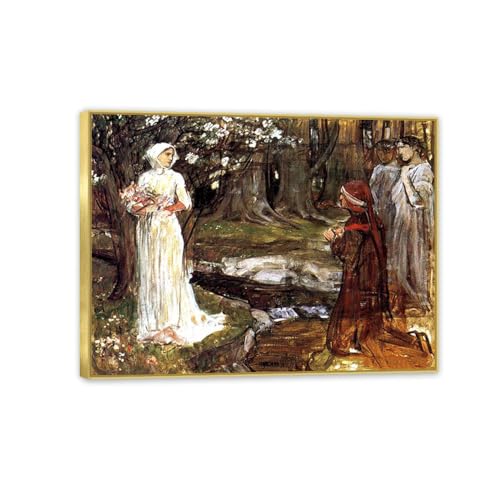 Décoration Murale Pour Salon avec l'impression sur toile John William Waterhouse 40x50cm