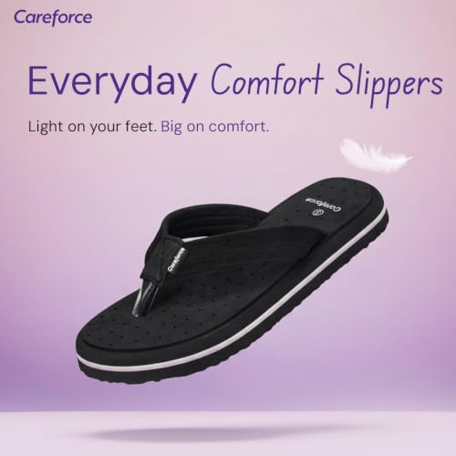 Image of Careforce Flip Flops for Women Daily Use, EVA Cushioned Anti-Slip Sliders & Flip Flops Arch Support Chappal for Daily Comfort & All-Day Footwear for Women, Softstep