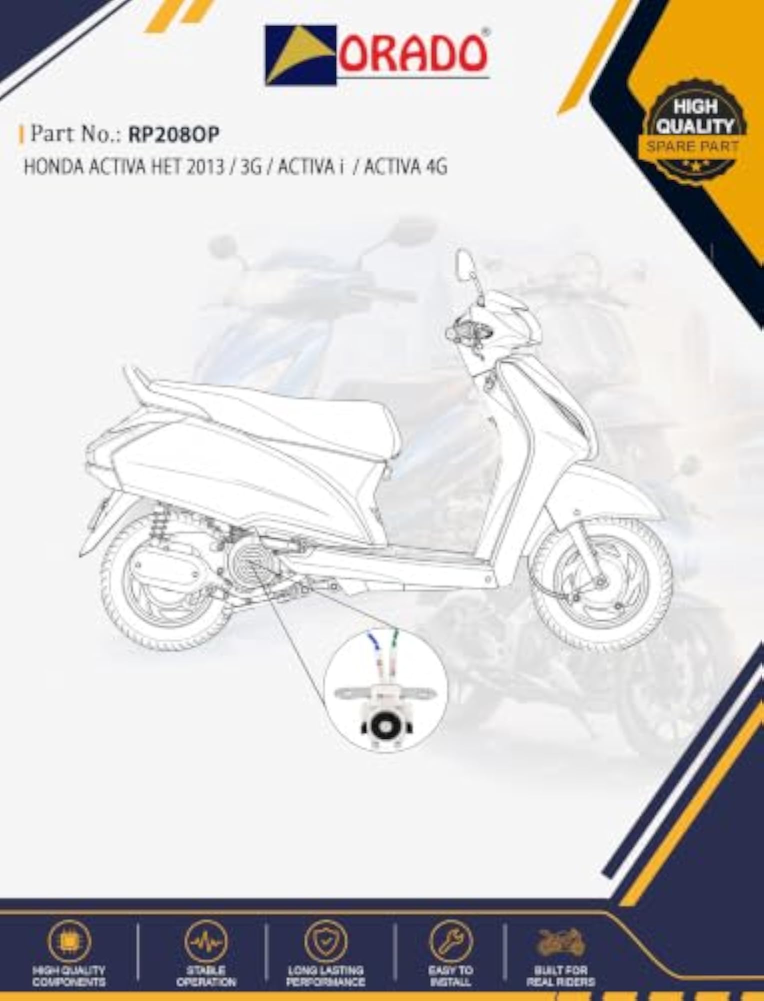 Ignition Pick Up Coil for Honda Activa HET