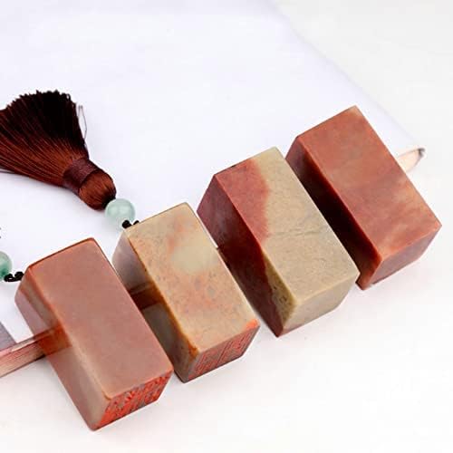 Timbre Pierre Sceau Nom Chinois Blanc - Outil Sculpture Et Calligraphie Pour Artistes