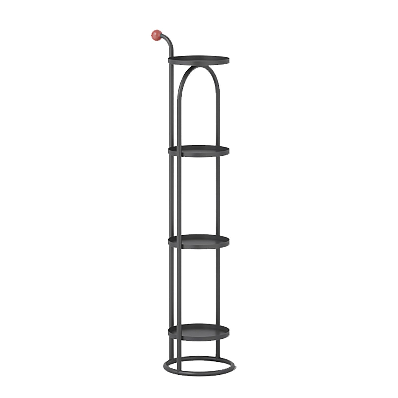Metal Plant Stand, Tall Shelf Planter Organizer, Tiered Corner Multiple Flower Pot Holder, Plant Rack for Patio Living Room Garden(Black)