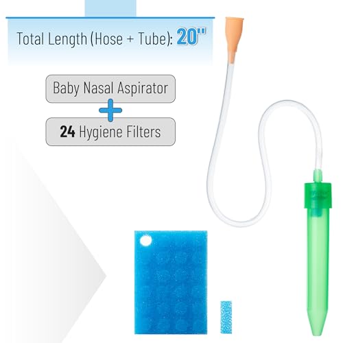 Image of Mr. Pen Baby Nasal Aspirator with 24 Hygiene Filters - Nasal Suction for Babies