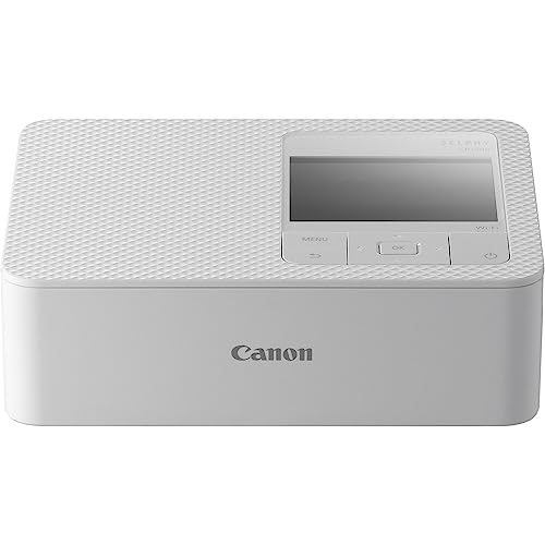 Image of Canon SELPHY CP1500, Compact Instant Photo Printer, with 108 Color Ink & Paper Set, Digital, Wireless, Portable, iPhone & Android Compatible, WiFi, Instant Photos, Includes USB Cable & Cleaning Cloth
