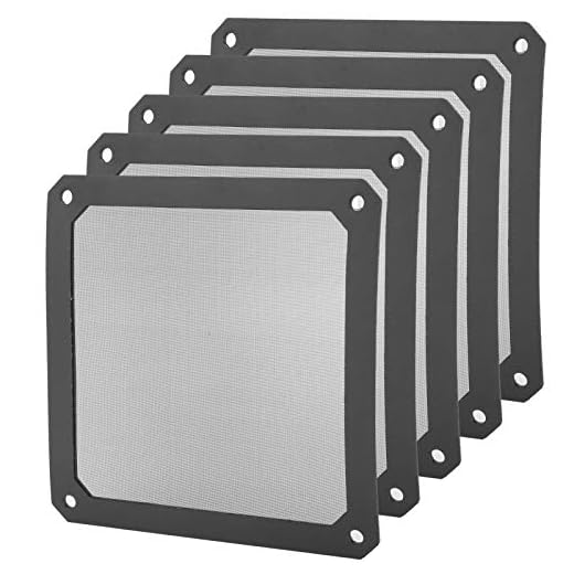 Kompressionsmotstånd Kylare Fläktfilter, Computer Mesh Dust Filter, för Computer Host Chassi Desktop