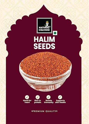 Image of Natural Craving Halim Seeds 900g | Aliv Seeds | Garden Cress Seeds for Eating | Rich in Omega-3, Iron & Fibre | Supports Hair Growth & Immunity | Raw Natural Superfood