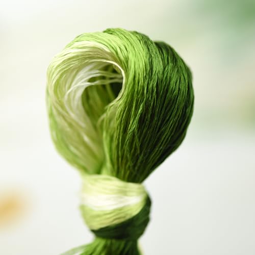 Image of Mulberry Silk Floss Embroidery Thread Floss-Cross Stitch Threads China Silk Woven Jewelry Threads DIY Sewing Kits (107)