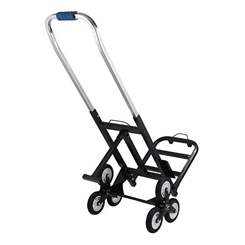 Stair Climber 190KG Capacity Portable Sack Truck Wheels Heavy Duty Stair Climber Cart Folding Cart(420lbs Max. Load)