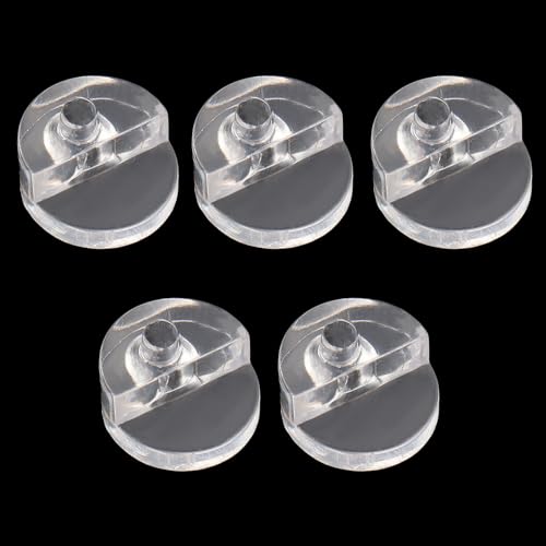 Juego de 30 clips de plástico para puerta de armario y puerta de cristal, para fijar gabinetes de vidrio/puertas transparentes (modelo C)