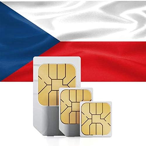 Tarjeta SIM de prepago (tres veces) República Checa 2 GB de datos móviles válidos para 30 días para usar en Dinamarca, Francia, Alemania, Italia,