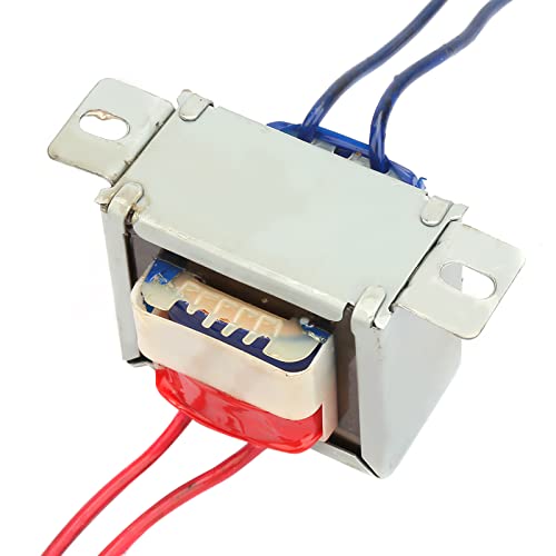 Transformador de Potência de Tensão de Saída AC 12V/24V, Núcleo de Nylon Retardador de Chama, Fio de