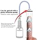 BDSMJOY Accessoires für Penispumpen, Transparentes Rundrohr mit Skala für Potenzsteigerung Penisverlängerung Erektion Impotenzhilfe Penisvergrößerung Vakuumpumpe (Typ B)