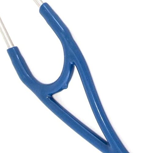 Replacement Tube (Dual Lumen binaurals) fits All Leading Brand Single-Head Cardiology Stethoscopes T72 Blue