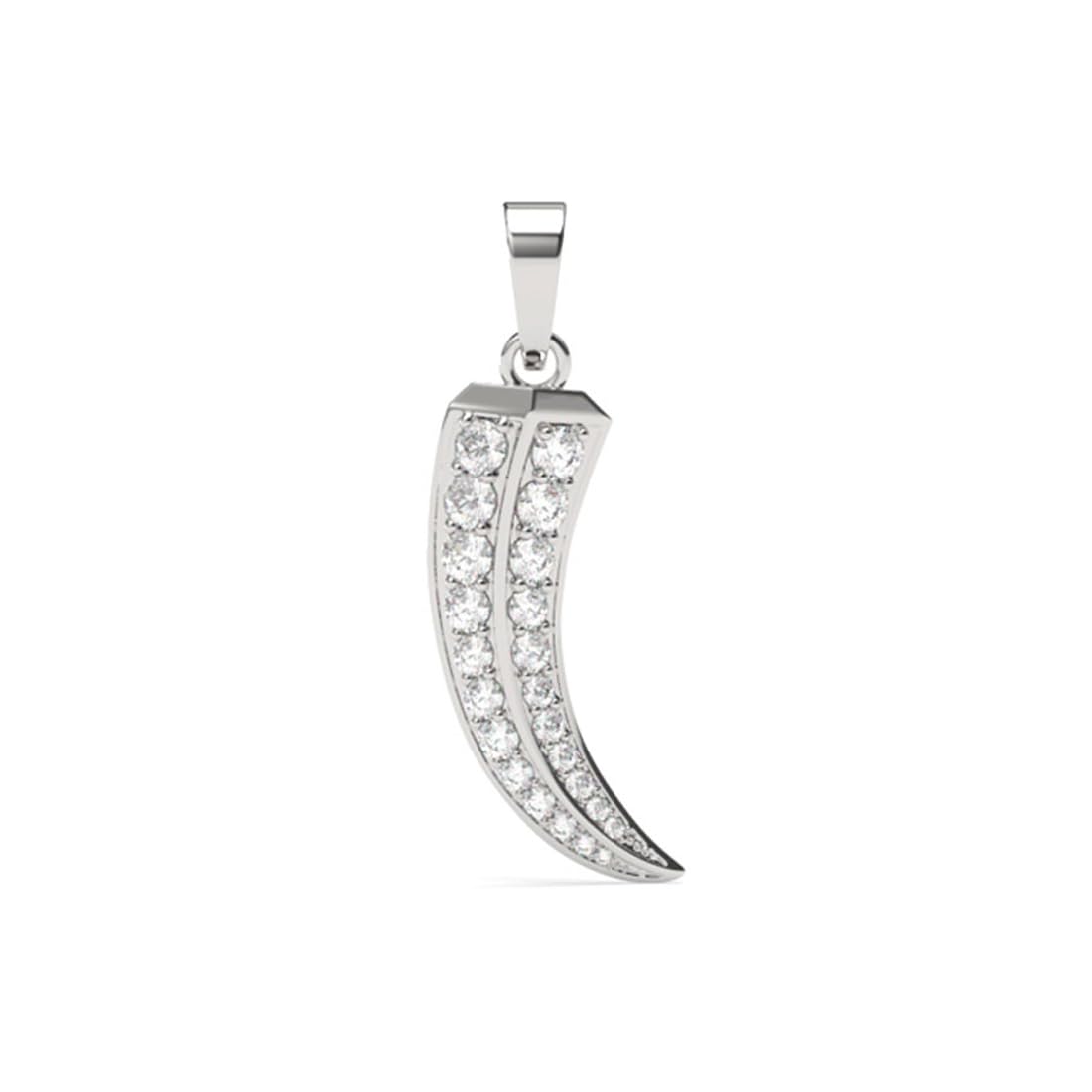 Pure 925 Sterling Silver Katar Men Pendant Necklace | With or Without Chain | Gift for Men & Boys |Platinum Plated, Swiss Zircon-image-22