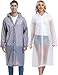 2PCS Rain Ponchos for Adults Reusable - Borogo Rain Coats for Adults Rain Jackets Raincoats for Men Women