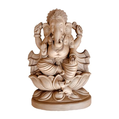 Image of 18-Inch Ganesha Idol Making Mold - Durable Reusable Mould for Eco-Friendly Clay Idols Fibreglass mouldArt Sculpture