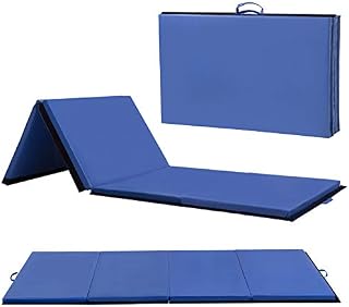 BestMassage Gymnastics Mat 4x10x2 Gym Mat Tumbling Mat 4 Foldding Mat Tumbling Mat