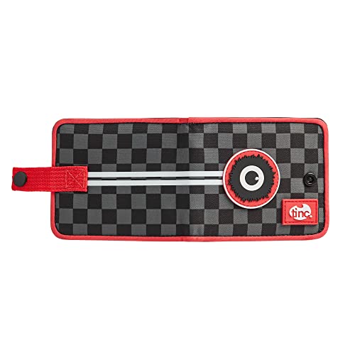 Tinc Unisex's Kronk Urban Wallet Bi-Fold, Black & Red, Pocket Size, Black and Red, Pocket Sized - Image 2