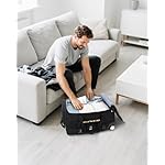 21 Inch Rolling Duffle Bag with Wheels for Men - Water Resistant Wheeled Duffle Bag for Weekend Travel & Overnight Trips - Image 2