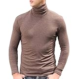 Lot de t-shirts pour homme - Cadeau 2025 - Tendance - Printemps et été - Décontracté - Col rond - Couleur unie, café, 4XL