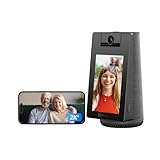EZVIZ S10 Cámara Vigilancia WiFi Interior 2K+ 360°, Pantalla Táctil 4' con Videollamada, IA Detección Humana/Mascota/Llanto, Monitor Bebé/Ancianos, Álbum Digital y Altavoz Bluetooth,WiFi 6 2.4/5GHz