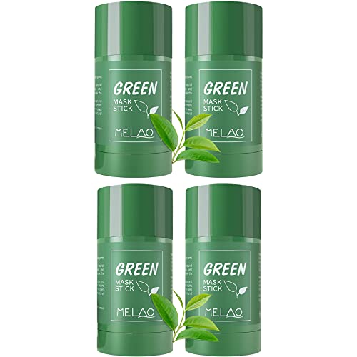 Vemofoper Green Tea Mask Stick for Face Purifying Clay Mask Stick with Green Tea Extract Blackhead Remover Mask