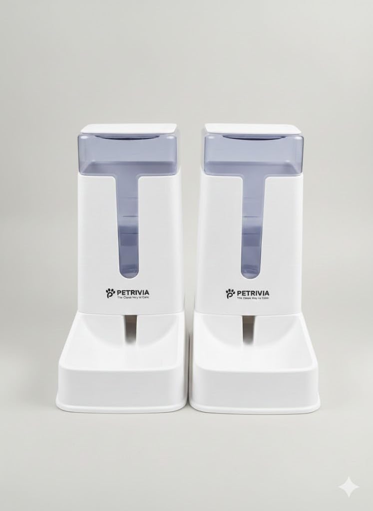Automatic Pet Feeders Automatic Dog Food and Water Dispenser Water Dispenser for Dogs Gravity Water Dispenser Cat Feeders Automatic Cat Food Dog Water and Food Dispenser Gravity Pet Water Dispenser