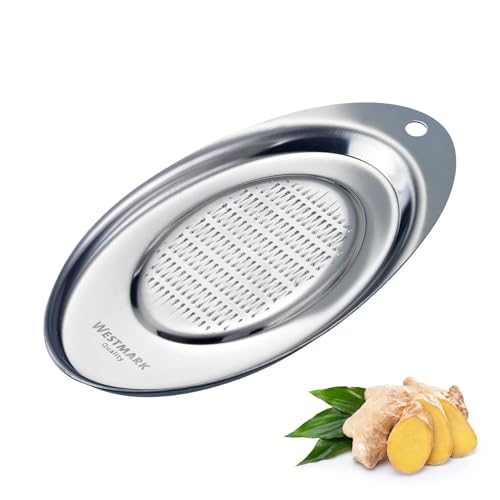 Westmark Rallador de jengibre y especias, Ovalado, 14,2 x 0,7 x 0,9 cm, Acero inoxidable, Plata, 11562260