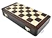 House of Chess - 10 Inch Wooden Magnetic Folding Travel Chess Set/Board with 2 Extra Knights, 2 Extra Pawns, 2 Extra Queens and Algebraic Notation - Handmade - Premium Quality