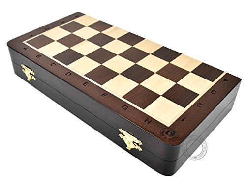 Set de ajedrez magnético plegable de madera 10 pulgadas miniatura 2