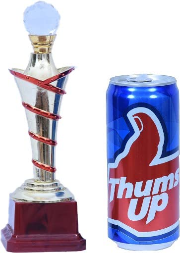 Image of Crystal Globe Trophies Shield for Winners Party Celebrations Ceremony Appreciation Gift for Winners Gold /Brown Cup Trophy Award for School Sport Academy for Teachers and Students