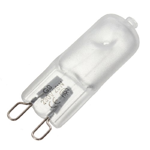 G9 25W helado bombilla halógena de 230 V