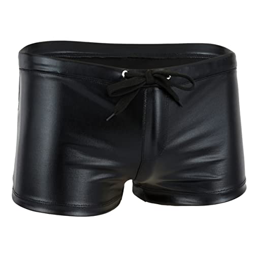 iiniim Mens Liquid Metallic Underwear Boxer Briefs Shiny Hot Pants Pouch Trunks Beachwear Swimwear2