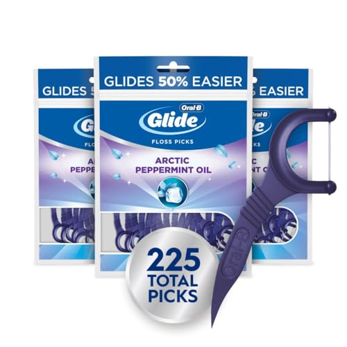 Oral-B Glide Peppermint Dental Floss Picks with...