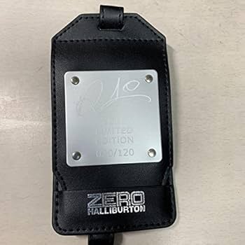 ZERO HALLIBURTON ロナウジーニョサイン入りカメラケース
