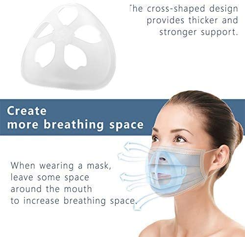 3D Mask Bracket LSize Lipstick Protection Cool Mask Bracket Inner Support for Summer for Running3PCS-XL)