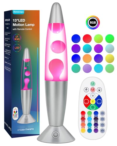 Lampe de table relaxante avec télécommande et 17 couleurs