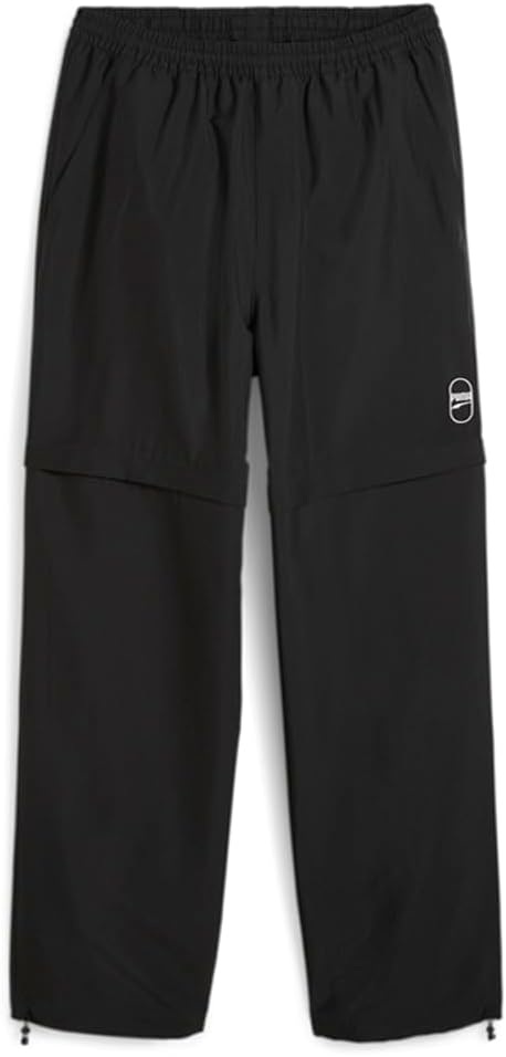 PUMA Mens Downtown 180 Zip-Off Pants Casual - Black