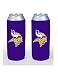 NFL Football 2015 Team Color Logo Tall Boy 24 oz Can Holder Koozie Cooler 2-Pack (Minnesota Vikings)