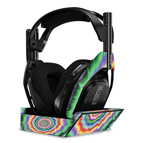 Image of MightySkins Glossy Glitter Skin Compatible with Astro A50 Wireless Headphones + Base Station (Gen 4) - Vibration | Protective, Durable High-Gloss Glitter Finish | Easy to Apply | Made in The USA
