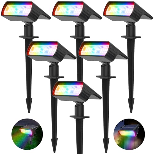 Lampes solaires multicolores pour une ambiance de jardin et cour illuminée lors de vos soirées