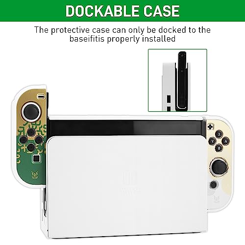 Étui de protection Nintendo Switch OLED GLDRAM - Kit accessoires housse et écran Zelda - 5