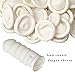 DJCIW 100PCS Disposable Latex Finger Cots,Medium Size, Fingertip Protector Gloves for Electronics Repair, Crafts, Medical Use and Industrial Applications,Thumb Covers for Finger Protection White