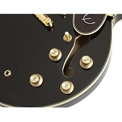 Epiphone Sheraton-II PRO Guitare électrique Ebony - Les Beatles, Paul McCartney, John Lennon, RIngo Starr, George Harrison Epiphone Sheraton-II PRO Guitare électrique Ebony – Image 3